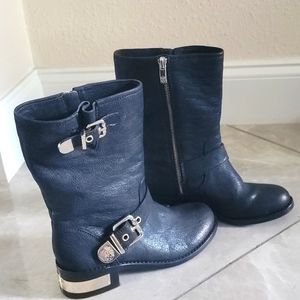 Vince Camato Boots Size 5 1\2 Black Leather